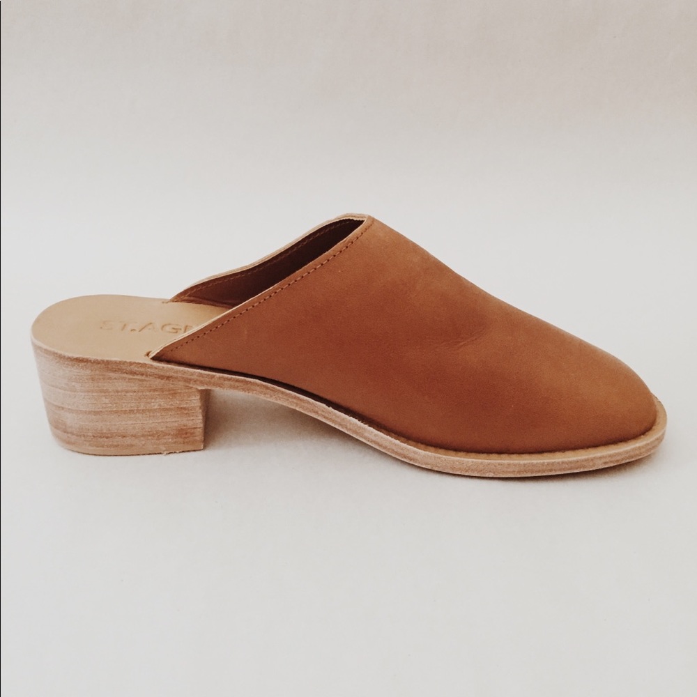 ST. AGNI Berta Mule in Vintage Tan